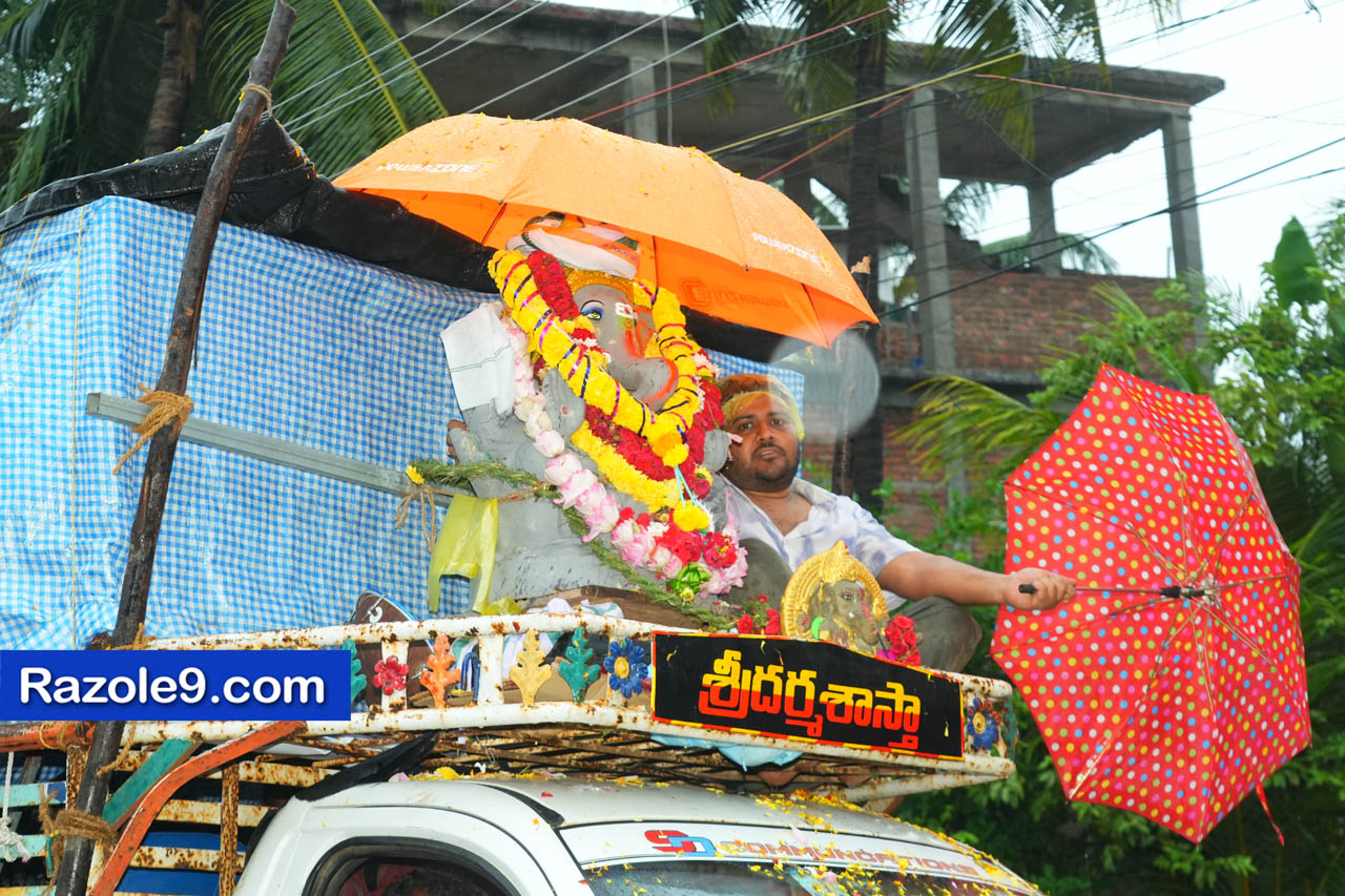 Razole Taluka Ganesh Nimajjanam